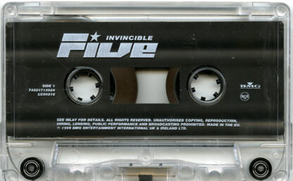 Five ‎– Invincible    CASSETTE   (nuevo) - Imagen 2