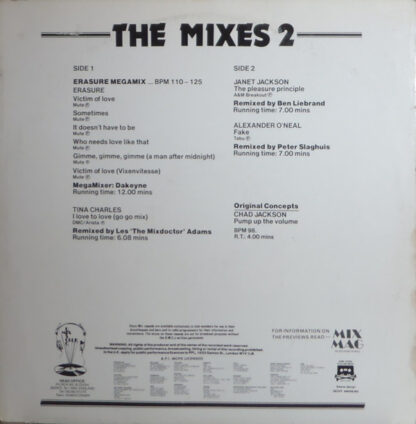 Various ‎– July 87 Mixes 2    LP - Imagen 2