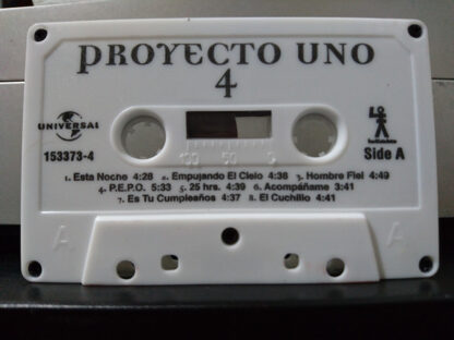 Proyecto Uno ‎– 4     CASSETTE     (nuevo) - Imagen 2