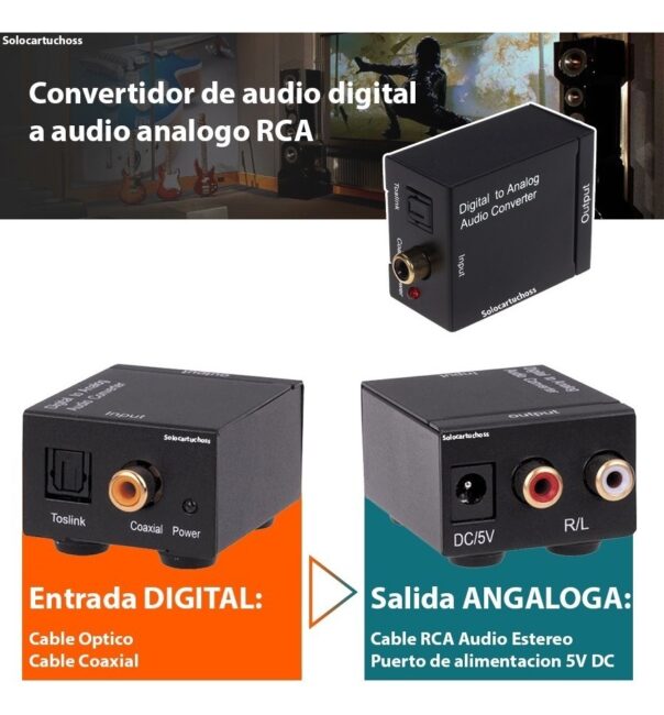 Convertidor de audio digital a analógico