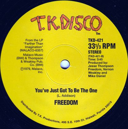 Freedom – Get Up And Dance     12" - Imagen 2