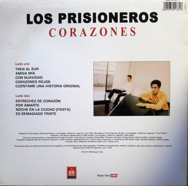 Los Prisioneros Corazones Lp Album Nuevo Comercial Hot Top