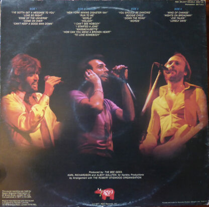 Bee Gees – Here At Last... Bee Gees ...Live     2xLP   album doble - Imagen 2