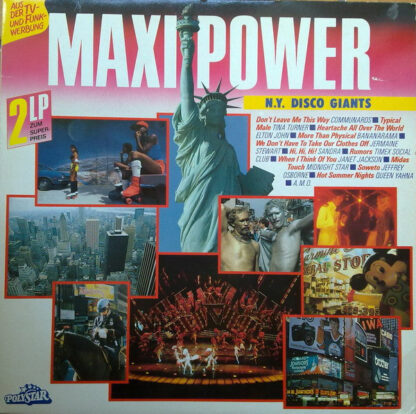 Maxi Power - N.Y. Disco Giants     2xLP    album doble   ( incluye versiones 12" )